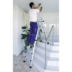 MUNK Günzburger Steigtechnik MUNK 32015 hliník teleskopický žebřík max.prac. výška: 5.3 m stříbrná 14.7 kg