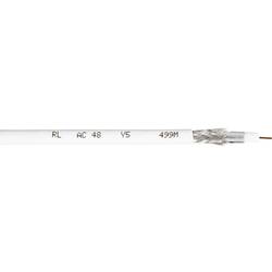 Interkabel AC 48-1 koaxiální kabel vnější Ø: 6.90 mm 75 Ω 100 dB bílá metrové zboží