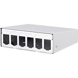 Metz Connect 130861-0602-E 6 portů síťový patch panel nevybavený specifikací 1 U bílá