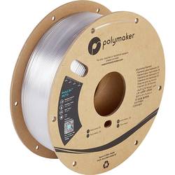 Polymaker PB01011 PolyLite vlákno pro 3D tiskárny PETG plast Žáruvzdorné, Vysoká pevnost v tahu 1.75 mm 1000 g transparentní 1 ks