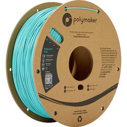 Polymaker PA02010 PolyLite vlákno pro 3D tiskárny PLA plast 1.75 mm 1000 g tyrkysová 1 ks