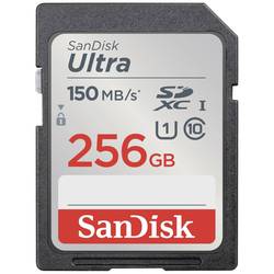 SanDisk SDXC Ultra 256GB (Class 10/UHS-I/150MB/s) paměťová karta SDXC 256 GB UHS-Class 1 vodotěsné, nárazuvzdorné