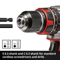 Einhell 109053 40dílná sada bitů a vrtáků kov, kámen, beton, dřevo, zdivo 3 mm, 4 mm, 5 mm, 6 mm, 8 mm