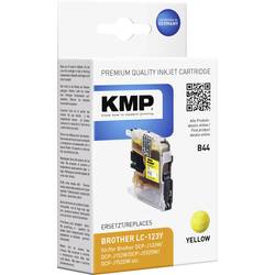 KMP Ink náhradní Brother LC-123Y kompatibilní žlutá B44 1525,0009