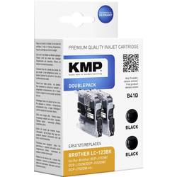 KMP Ink náhradní Brother LC-123BK kompatibilní Dual černá B41D 1525,0021