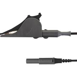Schützinger KML 7852 Au / SAK / 150 / SW měřicí kabel zástrčka 4 mm Kelvinova svorka černá 1 ks