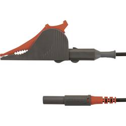 Schützinger KML 7852 Au / SAK / 150 / RT měřicí kabel zástrčka 4 mm Kelvinova svorka červená 1 ks
