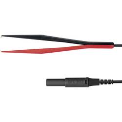 Schützinger KML 7848 Au / PZ / 150 / SW měřicí kabel zástrčka 4 mm Kelvinova svorka černá 1 ks