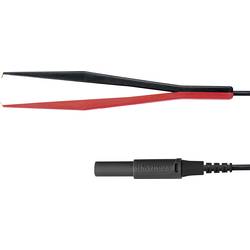 Schützinger KML 7848 Au / PZ / 150 / SW měřicí kabel [zástrčka 4 mm - Kelvinova svorka] černá, 1 ks