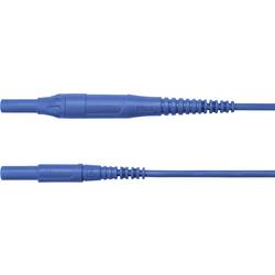 Schützinger MSFK B441 / 1 / 100 / BL měřicí kabel [zástrčka 4 mm - zástrčka 4 mm] modrá, 1 ks