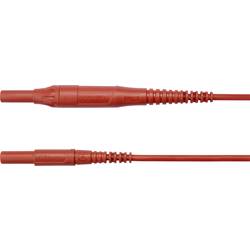 Schützinger MSFK B441 / 1 / 200 / RT měřicí kabel [zástrčka 4 mm - zástrčka 4 mm] červená, 1 ks