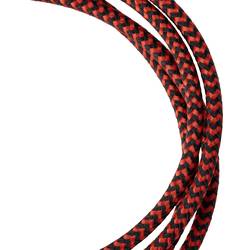 TOOLCRAFT USB kabel USB 2.0 USB-A zástrčka, USB-C ® zástrčka 2.00 m černá/červená extrémně odolné pletené stínění, oboustranně zapojitelná zástrčka TO-6872829