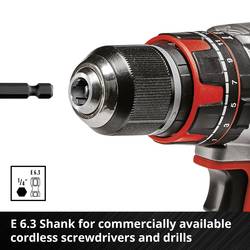 Einhell 118903 sada bitů, 33dílné, Spanner (se 2 otvory), Šroubovací bit pro Torx šrouby, Tri-Wing, PH, PZ, TORQ, plochý, 1/4 (6,3 mm)