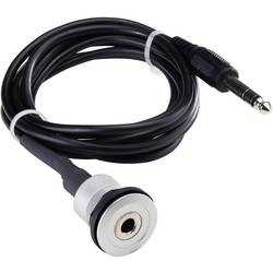 Schlegel RRJ_KL6.3_200CM jack audio kabel [1x jack zástrčka 6,3 mm - 1x jack zásuvka 6,3 mm] 2.00 m černá