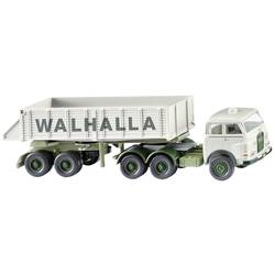 Wiking 0677 12 H0 model nákladního vozidla MAN Zadní výklopný vůz Pausbachen Walhalla Kalk