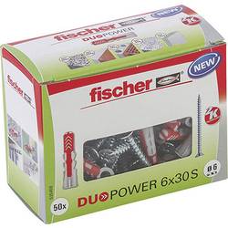 Fischer 535459 DUOPOWER 6x30 S LD 2komponentní hmoždinka 30 mm 6 mm 50 ks