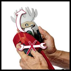 Einhell 3410370 GC-CG 18 Li-Solo akumulátor nůžky na keře, nůžky na trávu bez akumulátoru, bez nabíječky 18 V Li-Ion