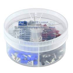 Vogt Verbindungstechnik 4016138371468 sada dutinek 0.5 mm², 0.75 mm², 1 mm², 1.5 mm², 2.5 mm² částečná izolace bílá, šedá, červená, černá, modrá 400 ks