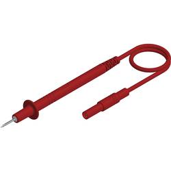 SKS Hirschmann PL 2700 S r měřicí kabel [zkušební hroty - 4 mm zástrčka] 1.00 m, červená, 1 ks