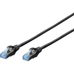 Digitus DK-1531-050/BL RJ45 síťové kabely, propojovací kabely CAT 5e SF/UTP 5.00 m černá 1 ks