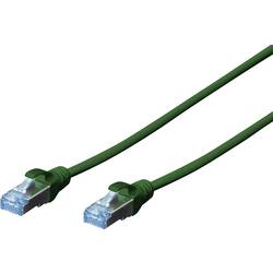 Digitus DK-1531-030/G RJ45 síťové kabely, propojovací kabely CAT 5e SF/UTP 3.00 m zelená 1 ks