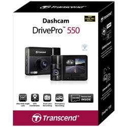 Transcend DrivePro 550B kamera za čelní sklo s GPS, 150 ° 12 V, 24 V WLAN, akumulátor, vnitřní kamera