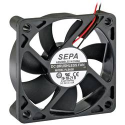 SEPA PLB60B05SE34A axiální ventilátor, 5 V/AC, 27.6 m³/h, (d x š x v) 60 x 60 x 15 mm, 111111754
