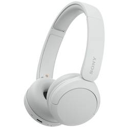 Sony WH-CH520 Sluchátka On Ear Bluetooth® stereo bílá Redukce šumu mikrofonu Indikátor nabití, headset, personalizace zvuku, regulace hlasitosti, otočná