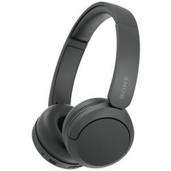 Sony WH-CH520 Sluchátka On Ear Bluetooth® stereo černá Redukce šumu mikrofonu Indikátor nabití, headset, personalizace zvuku, regulace hlasitosti, otočná