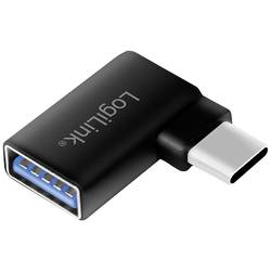 LogiLink USB 3.0 adaptér [1x USB 3.2 gen. 1 zásuvka A - 1x USB 3.0 zástrčka C ] AU0055 90° zatočeno doprava