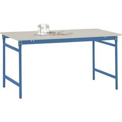 Manuflex BB3011.5007 Servírovací stolek základní stacionárně s Melamin-Tischplatte v briliantově modrá RAL 5007, Šxhxv: 1000 x 600 x 780 mm brilantní modrá