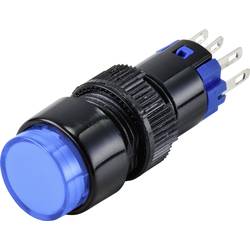 TRU COMPONENTS LAS2Y-11Z/B/12V, TC-9428080 tlačítkový spínač, 12 mm, 250 V, 3 A, 1 ks