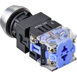 TRU COMPONENTS LAS0-L-11EB/R/12V, TC-9428132 tlačítko, 22 mm, 250 V, 5 A, 1 ks