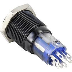 TRU COMPONENTS LAS2GQH-22ZE/B/12V/A/P, TC-9428212 tlačítko, 16 mm, 250 V, 3 A, 1 ks