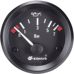 Equus 842095 vestavný přístroj do auta ukazatel tlaku oleje Měřicí rozsah 0 - 7 bar Standard žlutá, červená, zelená 52 mm