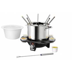 Unold Elegance fondue 1000 W manuálně nastavitelná teplota nerezová ocel, černá