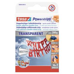 tesa POWERSTRIPS® Powerstrips® Deco transparentní Množství: 16 ks