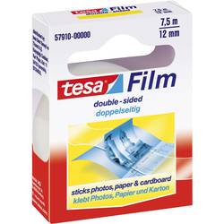 tesa tesafilm® doppelseitig 57910-00000-02 oboustranná lepicí páska TESAFILM® transparentní (d x š) 7.5 m x 12 mm 1 ks