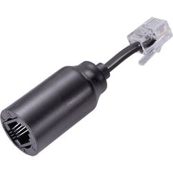 Renkforce konektor proti zauzlování kabelu adaptér [1x RJ11 zástrčka 4p4c - 1x RJ10 zásuvka 4p4c] 3.00 cm černá