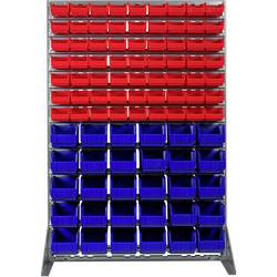SWG 9621415575 nástěnný panel, včetně pevných skladovacích krabic (d x š x v) 1120 x 470 x 440 mm červená, modrá 1 ks