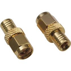 TRU COMPONENTS 1579580 SMB adaptér SMB zástrčka - SMA zástrčka 1 ks