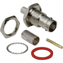 TRU COMPONENTS 1579267 BNC konektor zásuvka, vestavná vertikální 75 Ω 1 ks