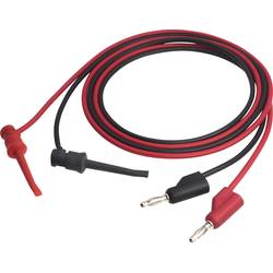 VOLTCRAFT MSL-102 měřicí kabel [4 mm zástrčka - ] 1.00 m, černá, červená, 1 ks