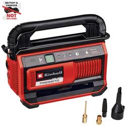 Einhell PRESSITO 18/25 Power X-Change, 4020420, Akumulátorový kompresor, 11 bar, digitální displej