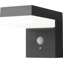 Sygonix SY-4715526 venkovní solární nástěnné osvětlení s PIR senzorem SMD LED pevně vestavěné LED 6 W černá