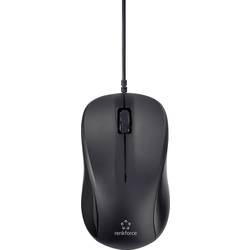 Renkforce RF-WEM-110 myš USB optická černá 3 tlačítko 1000 dpi USB konektor
