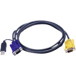 ATEN KVM kabel [1x VGA zástrčka, USB 1.1 zástrčka A - 1x zástrčka SPHD 18] 3.00 m černá