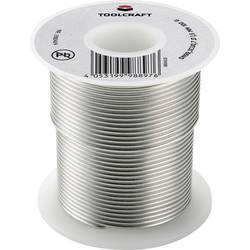 TOOLCRAFT bezolovnatý pájecí cín cívka Sn99,3Cu0,7 ROL1 100 g 1.5 mm