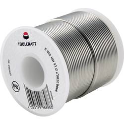 TOOLCRAFT bezolovnatý pájecí cín cívka Sn99,3Cu0,7 ROL1 250 g 1.5 mm