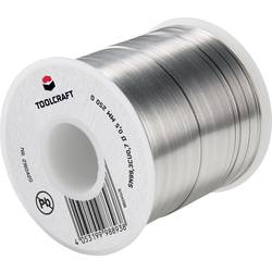 TOOLCRAFT bezolovnatý pájecí cín cívka Sn99,3Cu0,7 ROL1 250 g 0.5 mm